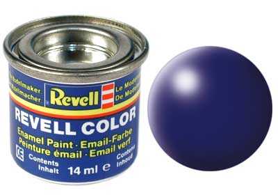 REVELL 350 Sötét Kék félmatt szintetikus modellező festék (RAL5013), 14ml
