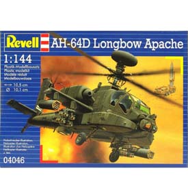 Revell AH-64D Longbow Apache Model Set helikopter 1:144, 79 részes
