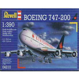 Revell Boeing 747-200 Air Canada Model Set repülőgép 1:390, 60 részes