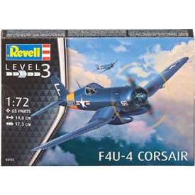 Revell F4U-4 Corsair Model Set repülőgép 1:72, 65 részes