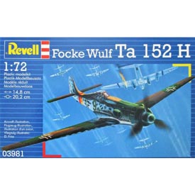 Revell Focke Wulf Ta152H Model Set repülőgép 1:72, 39 részes
