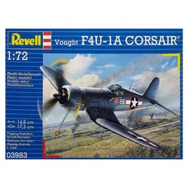 Revell F4U-1D Corsair Model Set repülőgép 1:72, 63 részes