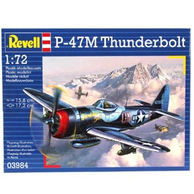Revell P-47 M THUNDERBOLT Model Set repülőgép 1:72, 67 részes