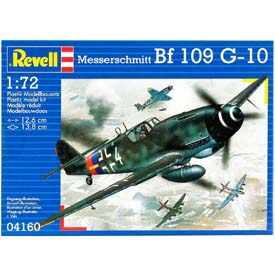 Revell Messerschmitt Bf 109 G-10 Model Set repülőgép 1:72, 37 részes