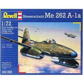 Revell Messerschmitt Me 262 A-1a Model Set repülőgép 1:72, 56 részes