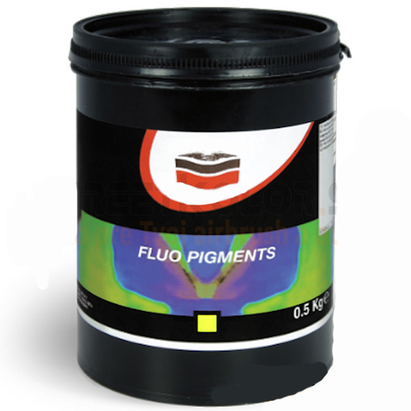 Lechler LQ179113 fluo Signal pigment Sárga - kiváló minőségű, 500 gramm