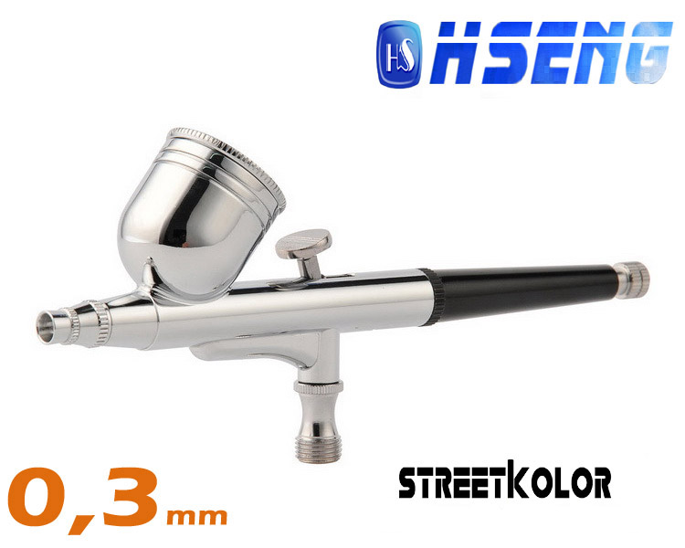 HSENG® HS-30 Airbrush szórópisztoly 0,3mm