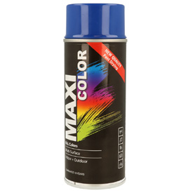 MaxiColor akril festék magasfényű fedőlakknl spray kiszerelésben, RAL5002, Űrtartalom: 400ml
