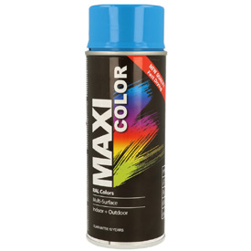 MaxiColor akril festék magasfényű fedőlakknl spray kiszerelésben, RAL5015, Űrtartalom: 400ml