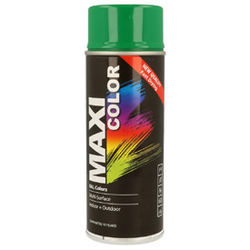 MaxiColor akril festék magasfényű fedőlakknl spray kiszerelésben, RAL6029, Űrtartalom: 400ml