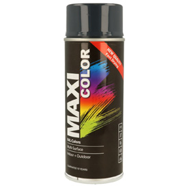 MaxiColor akril festék magasfényű fedőlakknl spray kiszerelésben, RAL7016, Űrtartalom: 400ml