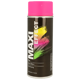 MaxiColor Fluoreszkáló festék fényes fedőlakkal spray-ben, RAL0020 Űrtartalom: 400ml