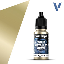 VALLEJO TRUE METALLIC 77.119 Aranymetál akril airbrush festék 18 ml