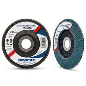 Starcke Zirkonia lamellás csiszolókorong P40, 125mm, kúpos, 1db