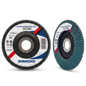 Starcke Zirkonia lamellás csiszolókorong P60, 125mm, kúpos, 1db