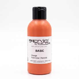 Senjo Color narancssárga testfesték bodypaintinghez és tetováláshoz, 75ml