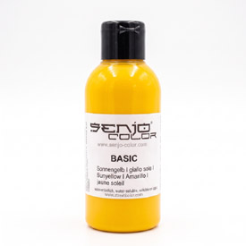 Senjo Color sárga testfesték bodypaintinghez és tetováláshoz, 75ml