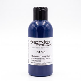 Senjo Color sötétkék testfesték bodypaintinghez és tetováláshoz, 75ml