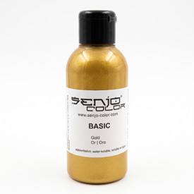 Senjo Color arany testfesték bodypaintinghez és tetováláshoz, 75ml