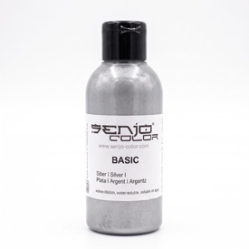 Senjo Color ezüst testfesték bodypaintinghez és tetováláshoz, 75ml