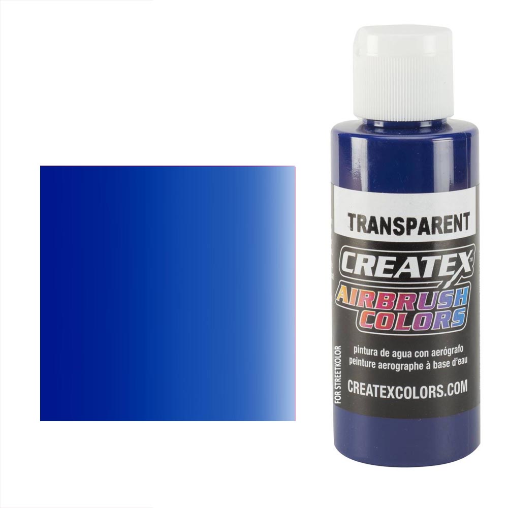 CreateX 5106 Sötétkék átlátszó airbrush festék 60ml
