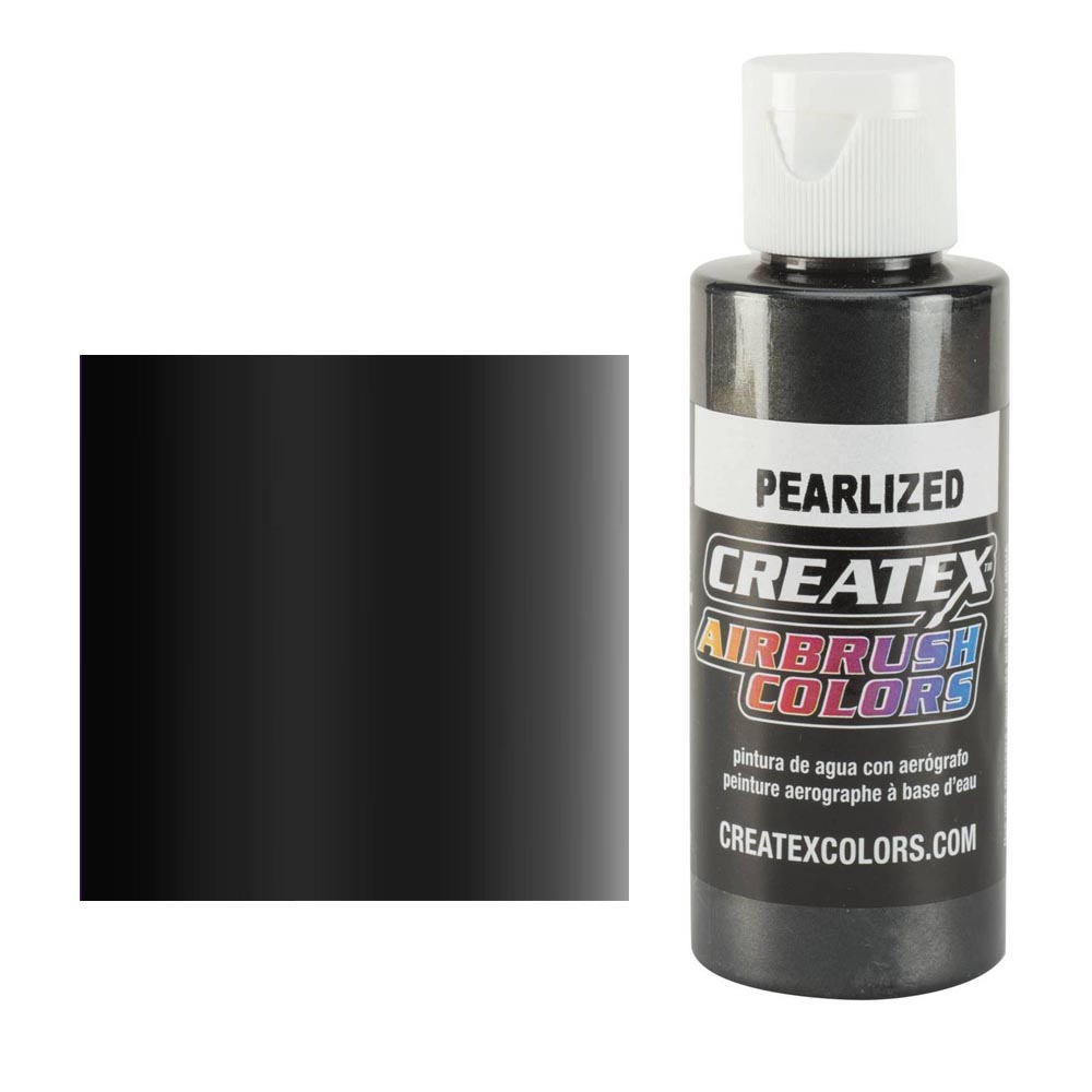 CreateX 5315 Fekete gyöngyházfényű airbrush festék 60 ml