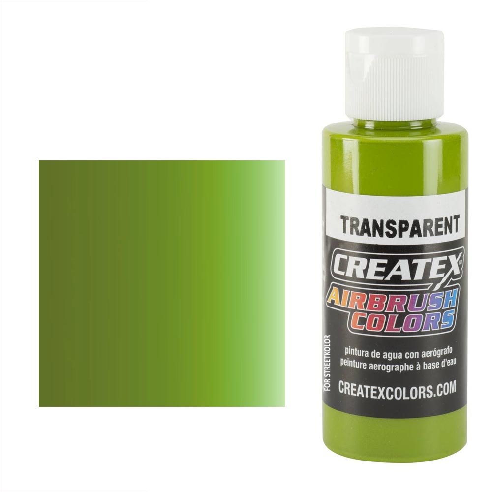 CreateX 5115 Zöld átlátszó airbrush festék 120ml
