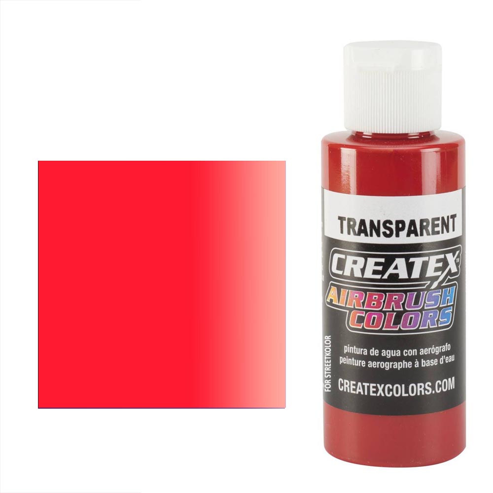 CreateX 5137 Piros átlátszó airbrush festék 60ml