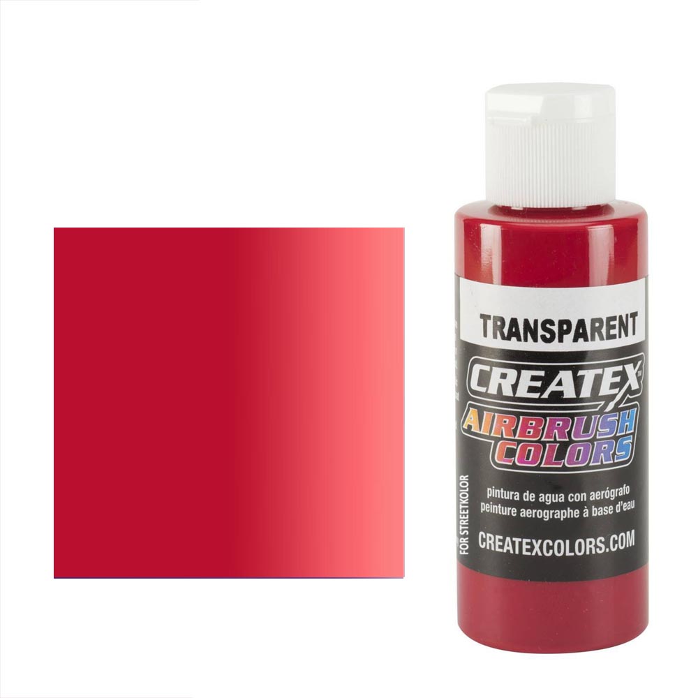 CreateX 5138 Karmazsin vörös átlátszó airbrush festék 60ml