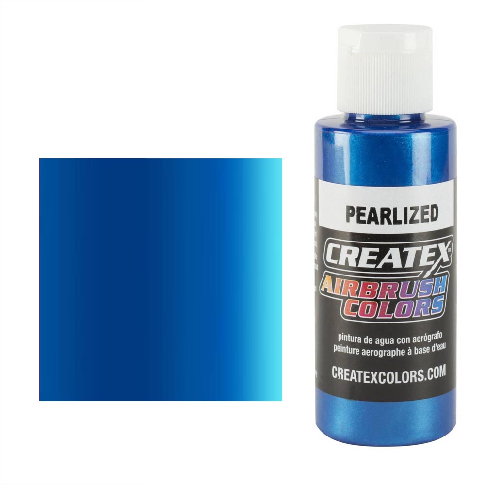 CreateX 5304 Kék gyöngyházfényű airbrush festék 120 ml