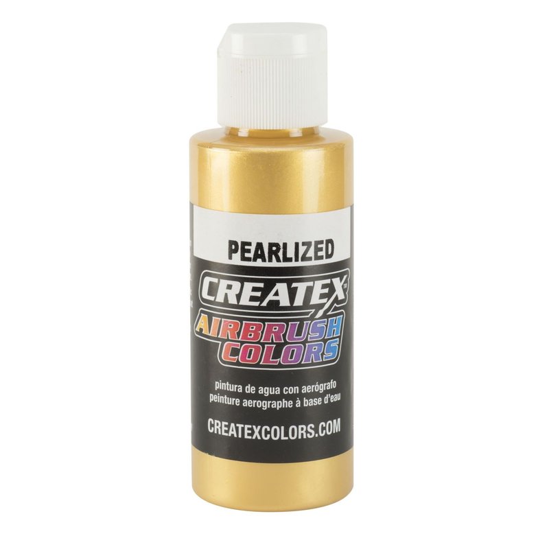 CreateX 5307 Szaténarany gyöngyházfényű airbrush festék 120 ml