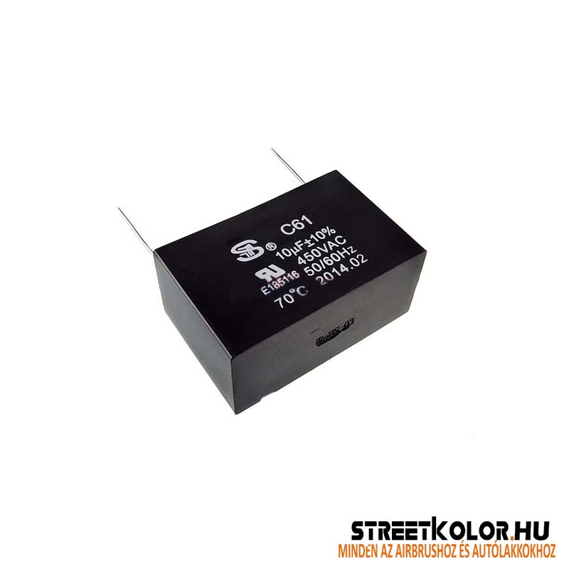 CBB61 indító kondenzátor: 10µF kompresszorokhoz