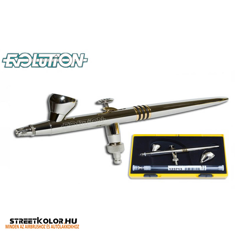 HARDER & STEENBECK Evolution 2v1 airbrush szórópisztoly, 0,2+0,4mm