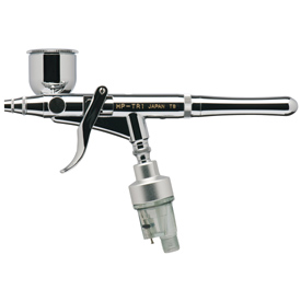 Iwata Revolution HP-TR1 0,3 mm ravaszos airbrush festékszóró pisztoly + vízleválasztó szűrő