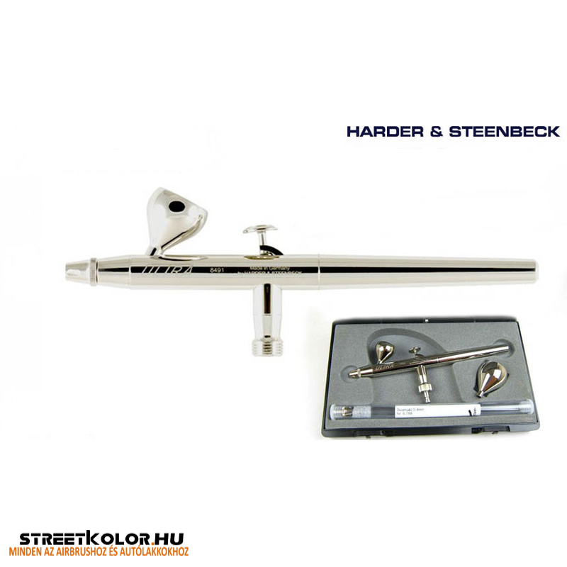 HARDER & STEENBECK ULTRA 2v1 airbrush szórópisztoly, 0,2+0,4mm