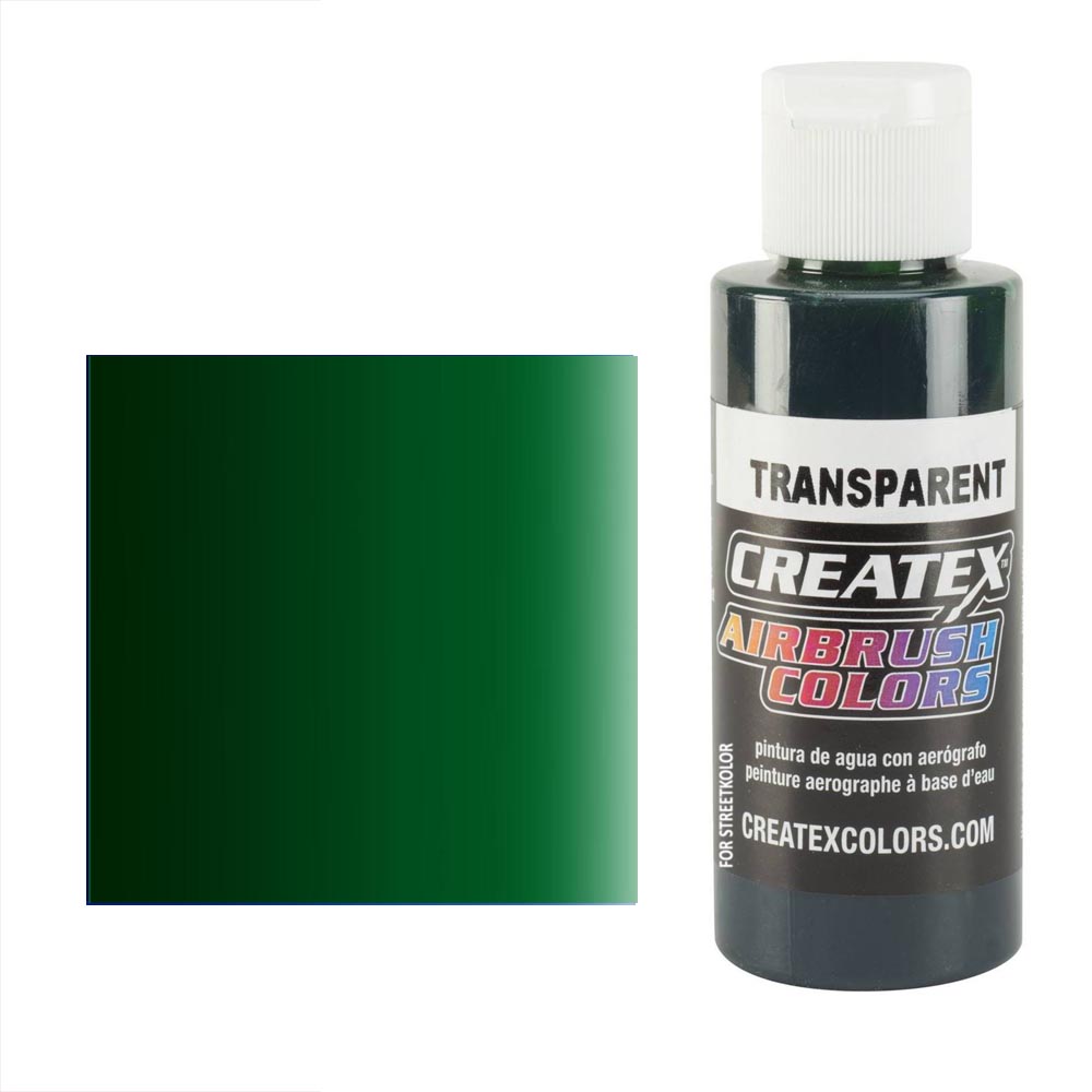 CreateX 5110 Sötétzöld átlátszó airbrush festék 60ml