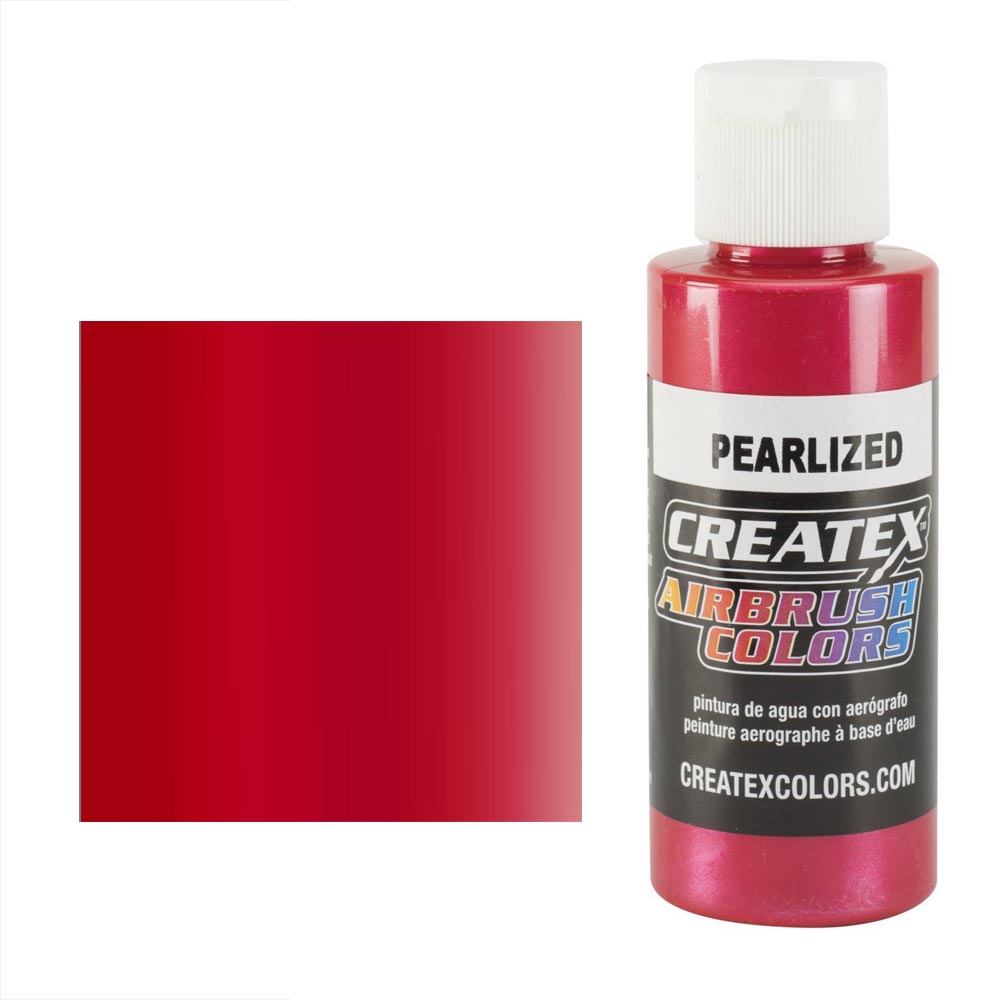 CreateX 5309 Piros gyöngyházfényű airbrush festék 60 ml