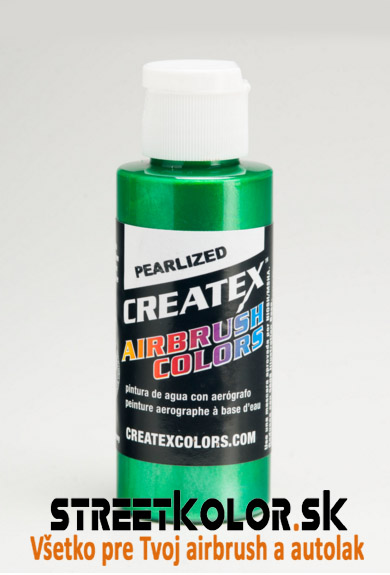 CreateX 5305 Zöld gyöngyházfényű airbrush festék 60 ml