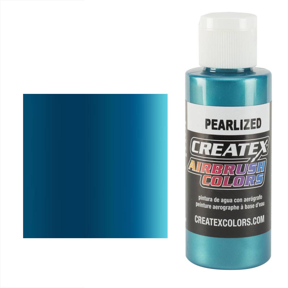 CreateX 5303 Türkiz gyöngyházfényű airbrush festék 60 ml