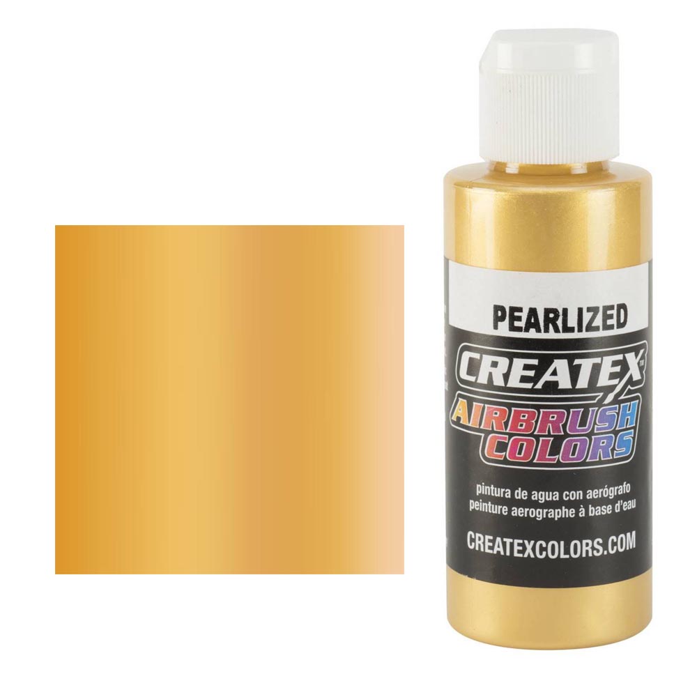 CreateX 5307 Szaténarany gyöngyházfényű airbrush festék 60 ml