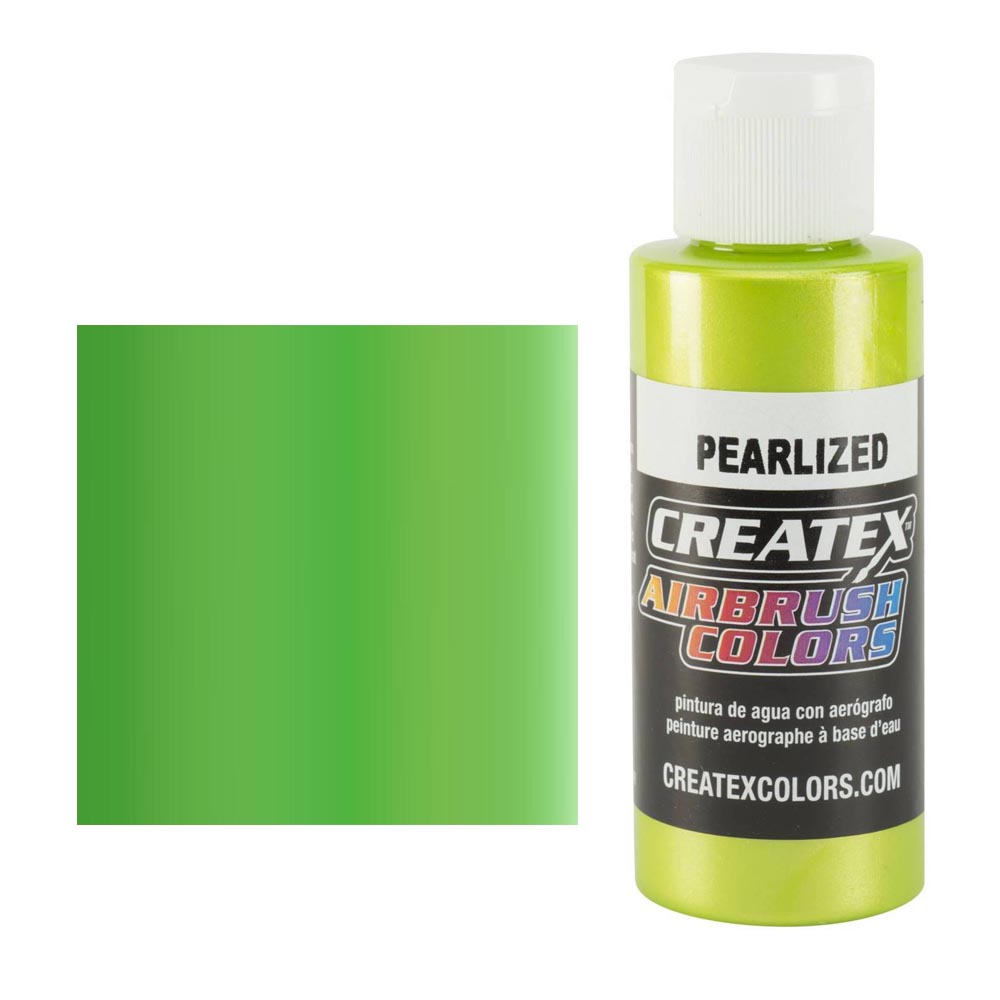 CreateX 5313 Lime zöld gyöngyházfényű airbrush festék 60 ml