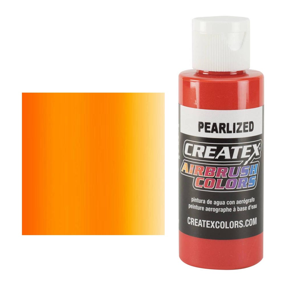 CreateX 5312 Narancssárga gyöngyházfényű airbrush festék 60 ml