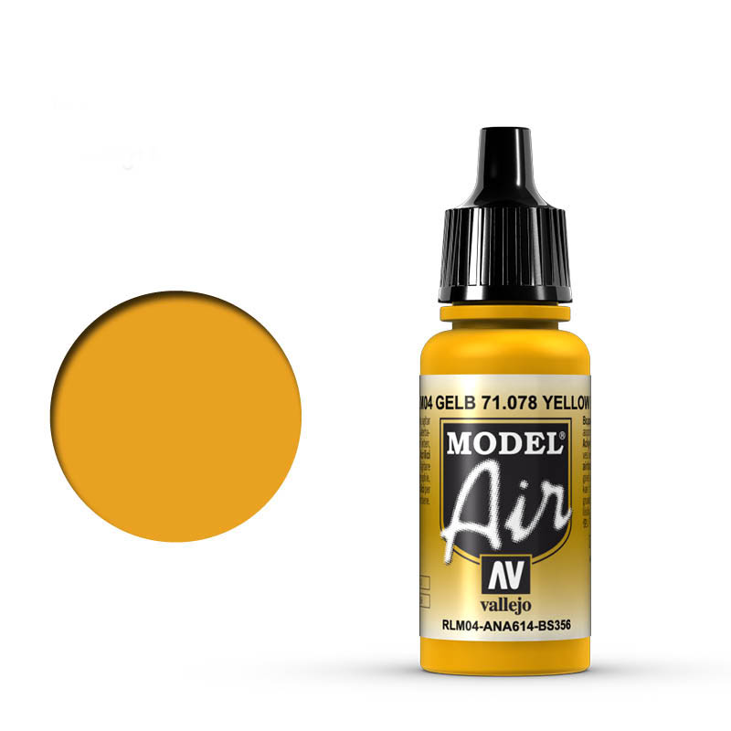 VALLEJO MODEL AIR 71.078 SÁRGA akril airbrush festék 17 ml
