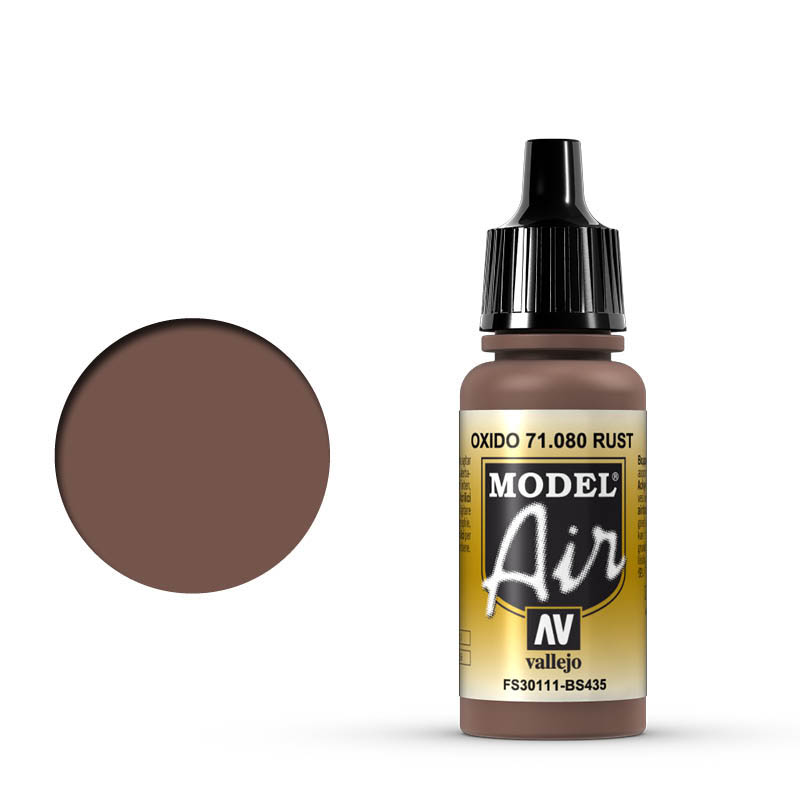 VALLEJO MODEL AIR 71.080 ROZSDABARNA akril airbrush festék 17 ml