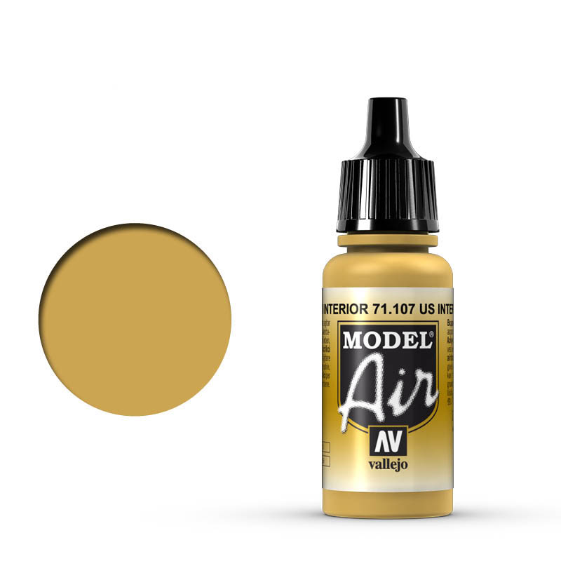 VALLEJO MODEL AIR 71.107 BELSŐ SÁRGA airbrush festék 17 ml