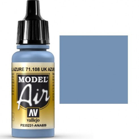 Vallejo 71.108 Azúrkék airbrush festék 17 ml