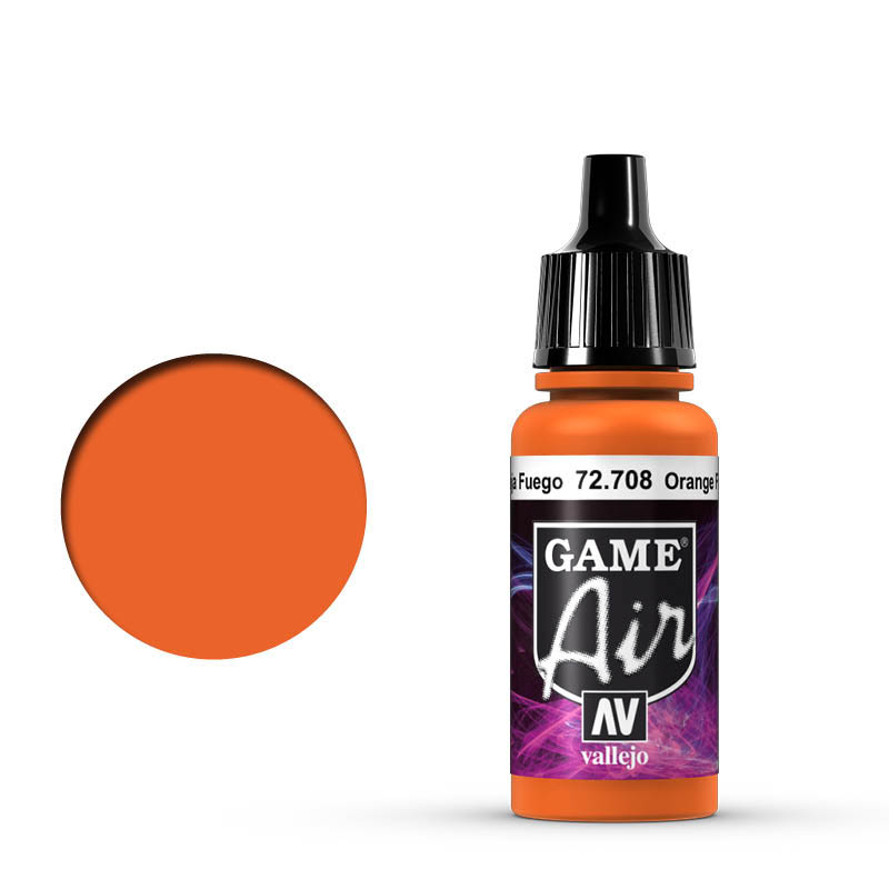 Vallejo 72.708 GameAir Narancssárga airbrush festék 17 ml