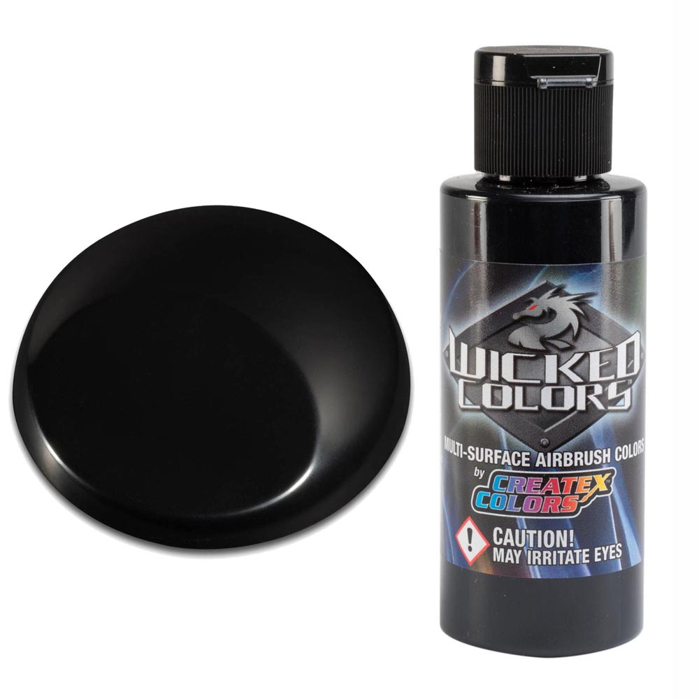 Wicked W002 Fekete airbrush festék 60ml