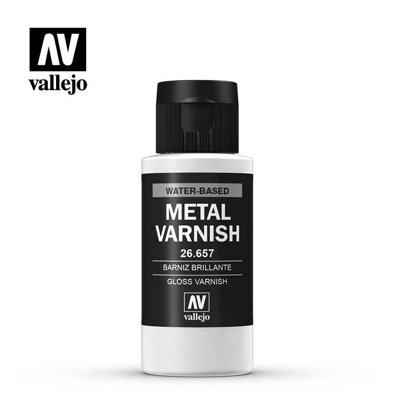Vallejo 77.657 Fényes metálfényű lakk pre airbrush festékekhez 32 ml