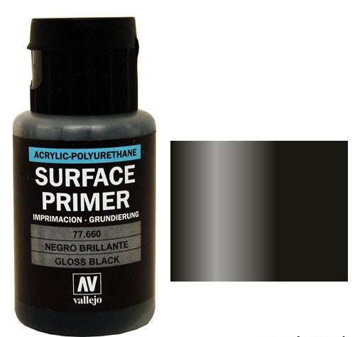 Vallejo 77.660 Fényes fekete alap airbrush festékekhez 32 ml